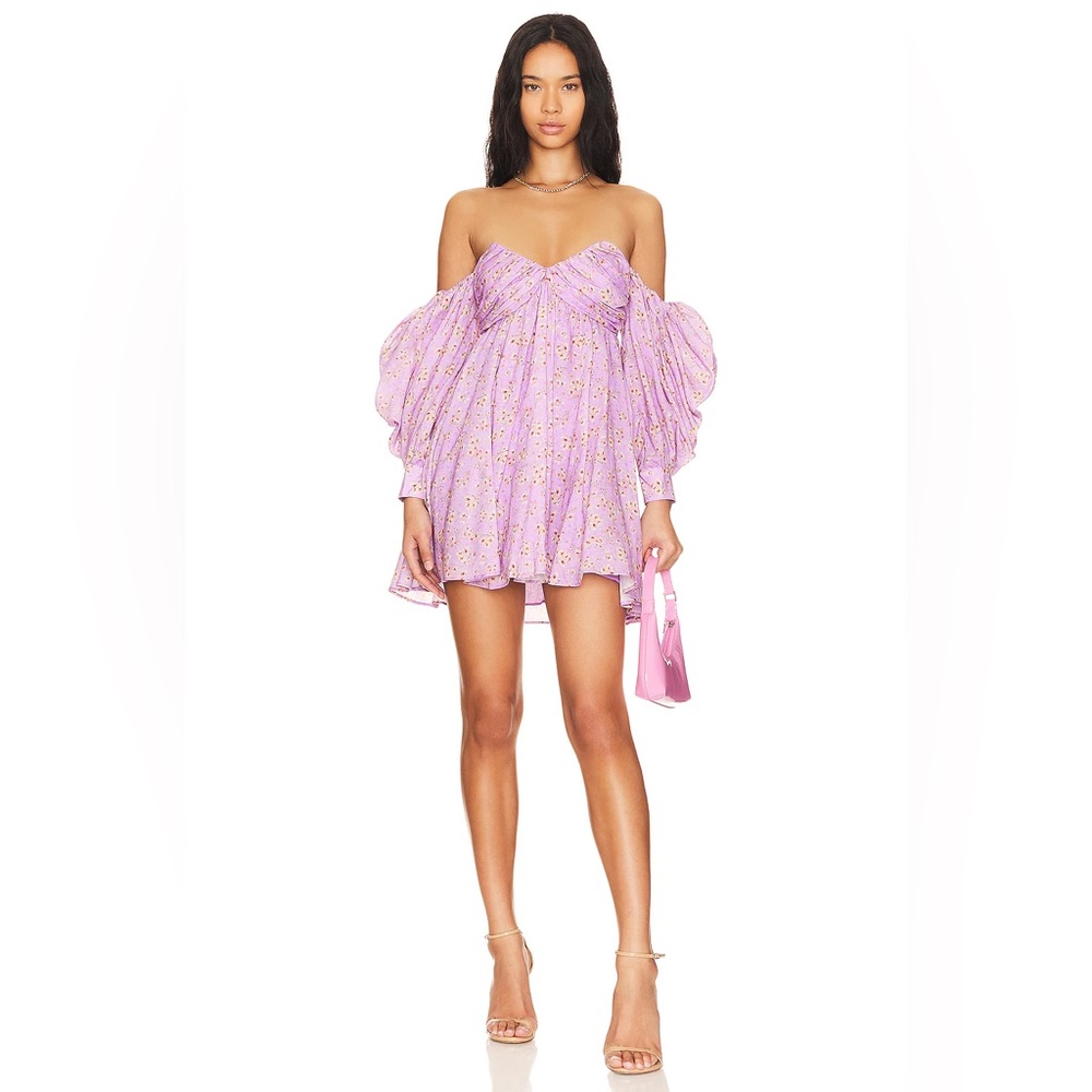 [bardot] Lani Floral Mini Dress in Lilac Mist